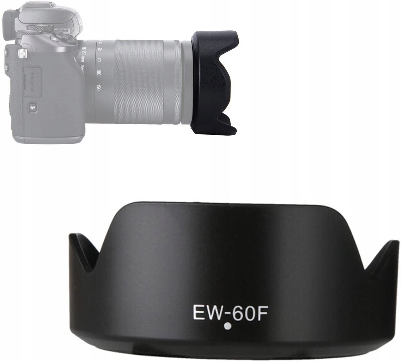 

Osłona Przeciwsłoneczna zamiennik dla Canon EW-60F