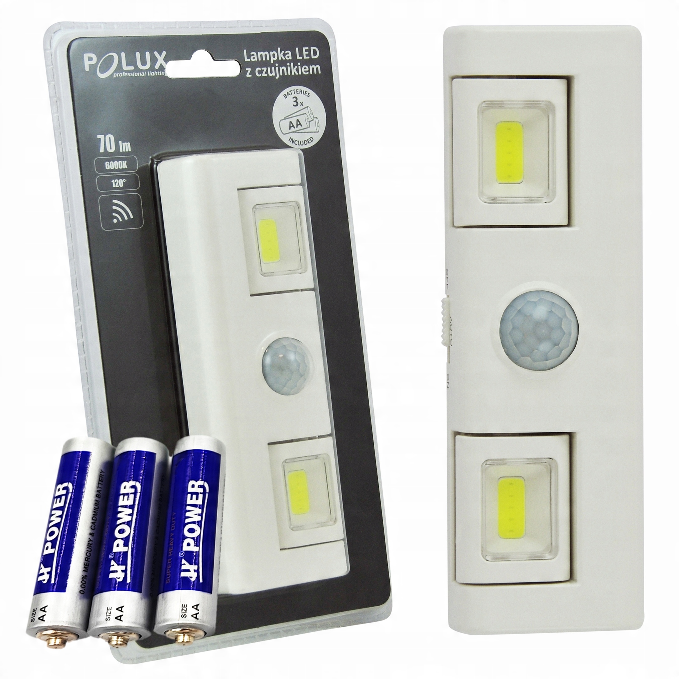 

Lampka Podszafkowa Led Czujnik Ruchu 3 Baterie
