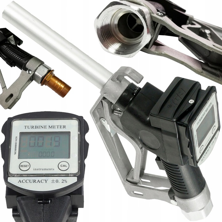 Pištoľ Na Tankovanie Paliva, Počítadlo LCD Cpn