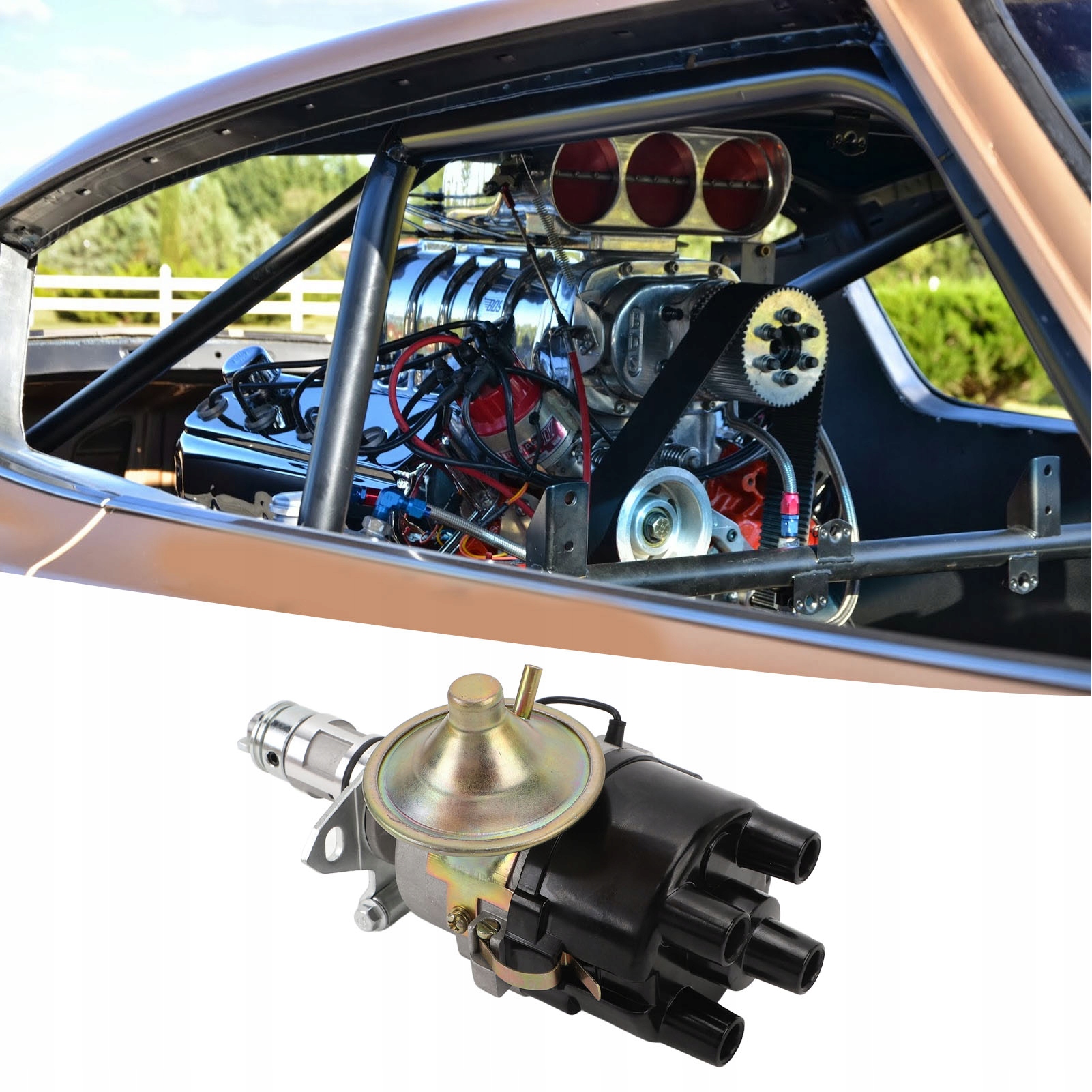 ROZDZIELACZ PUNKTOWY 45D4 Z KOŁPAKIEM I ROZDZIELACZEM ZAPŁONU Producent części Inny