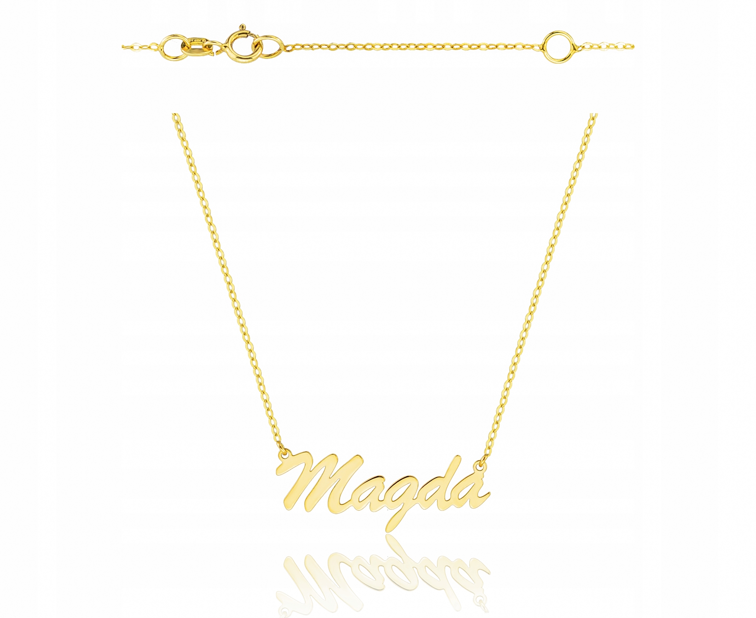 Zlatý náhrdelník 585 s jménem Magda Magdalena)