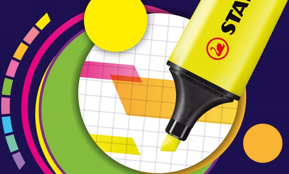 ZAKREŚLACZ PODKREŚLACZ TEKSTU STABILO BOSS ORIGINAL 6 SZT MIX KOLOR ETUI x5 Kolor różne kolory