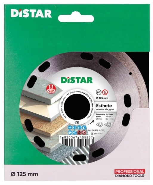 

Distar Esthete 125mm 1,1mm Grubości Precyzyjna