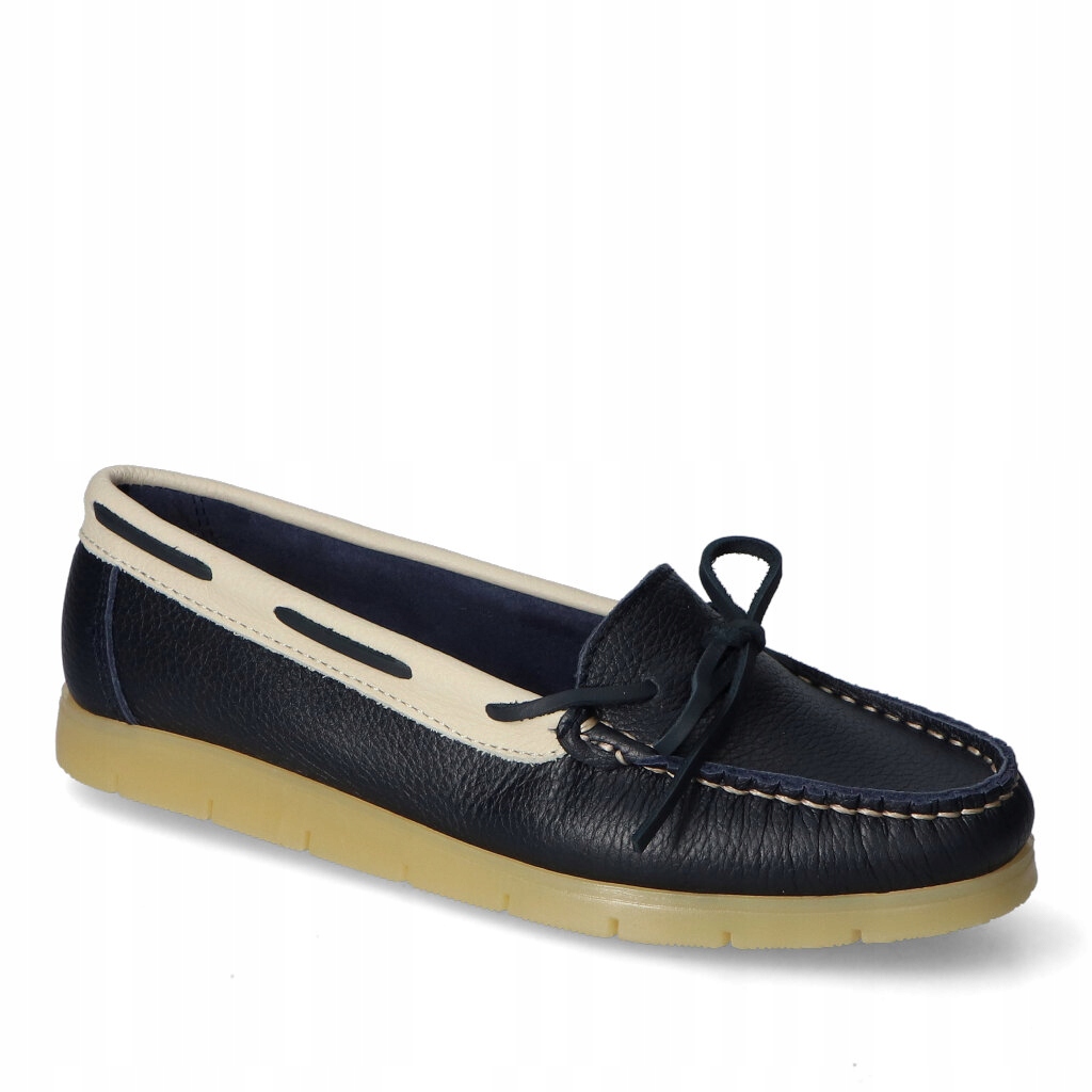 Mokasíny Hee 93498/Marinetang Granátové lico 38