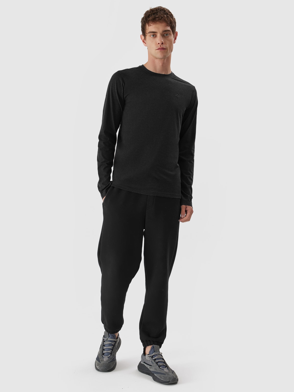 4F LONGSLEEVE MĘSKI KOSZULKA Z DŁUGIM RĘKAWEM Kod producenta 4FAW23TLONM155