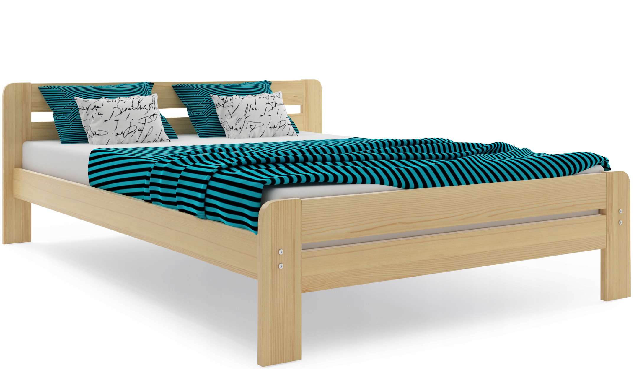 postel Dallas O 160x200 rošt matrace Ložnice Bílá