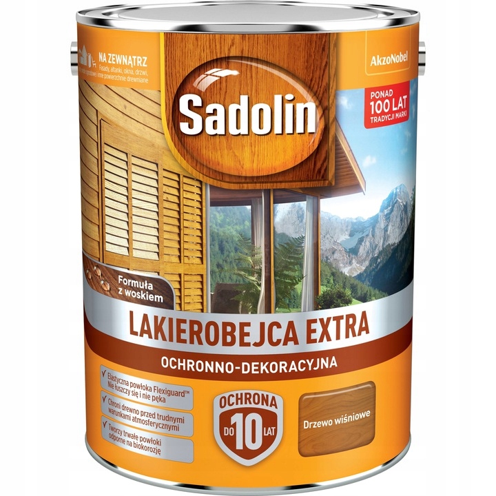 SADOLIN EXTRA 5L LAKIEROBEJCA DRZEWO WIŚNIOWE