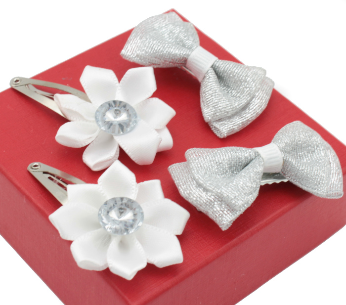 

Zestaw Ozdób Do Włosów 4 Szt Crystal Flower