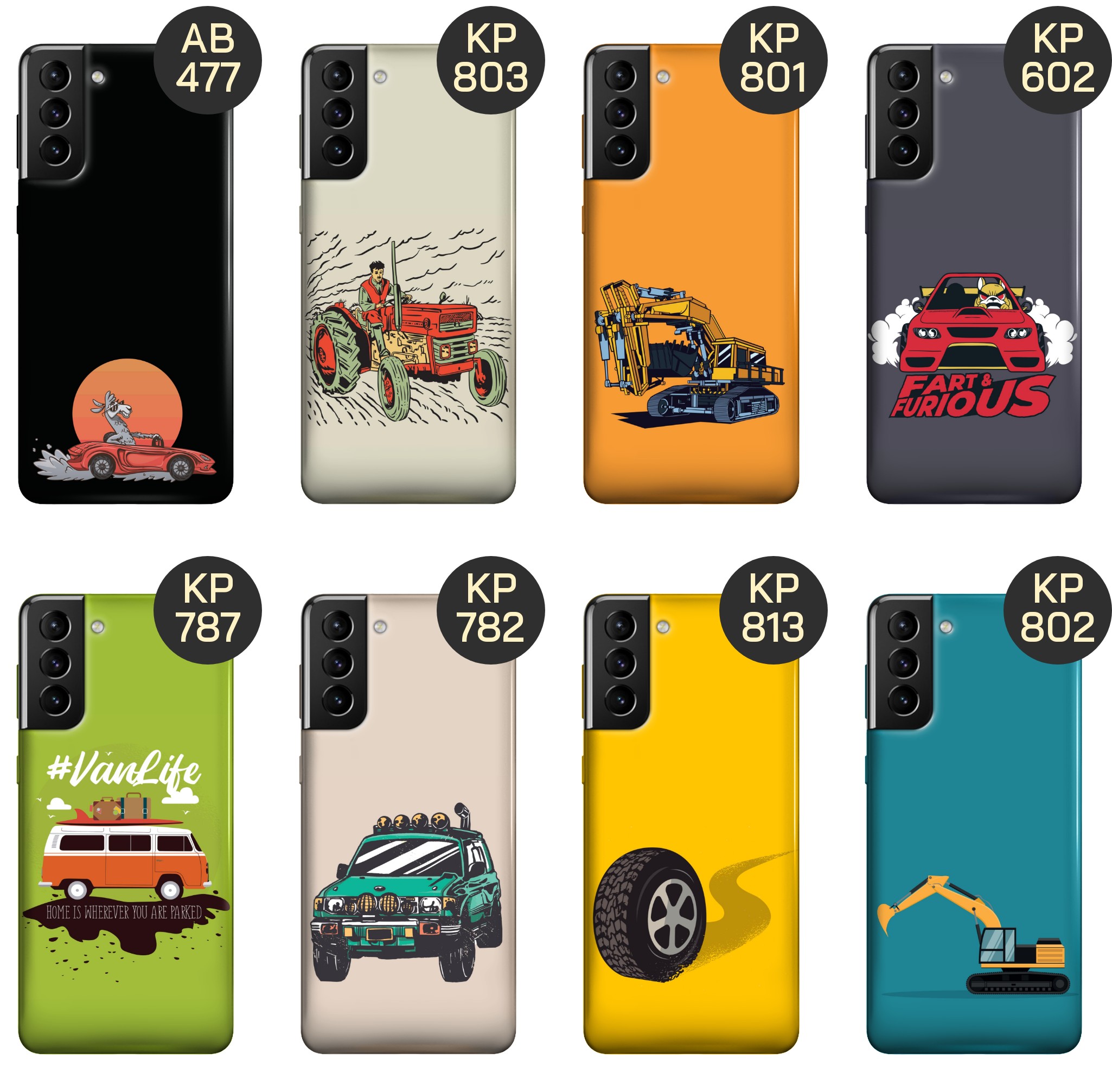 ETUI DO SAMSUNG GALAXY S21 PLUS 5G WZORY AUTO MOTOR POJAZDY SAMOCHODY CASE Marka Hello Case