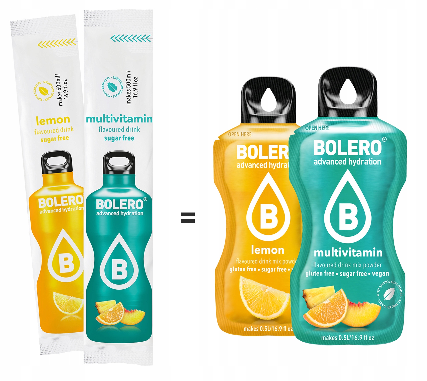 BOLERO Sticks MIX 48szt NAPÓJ BEZ CUKRU MIX SMAKÓW Smak owocowy