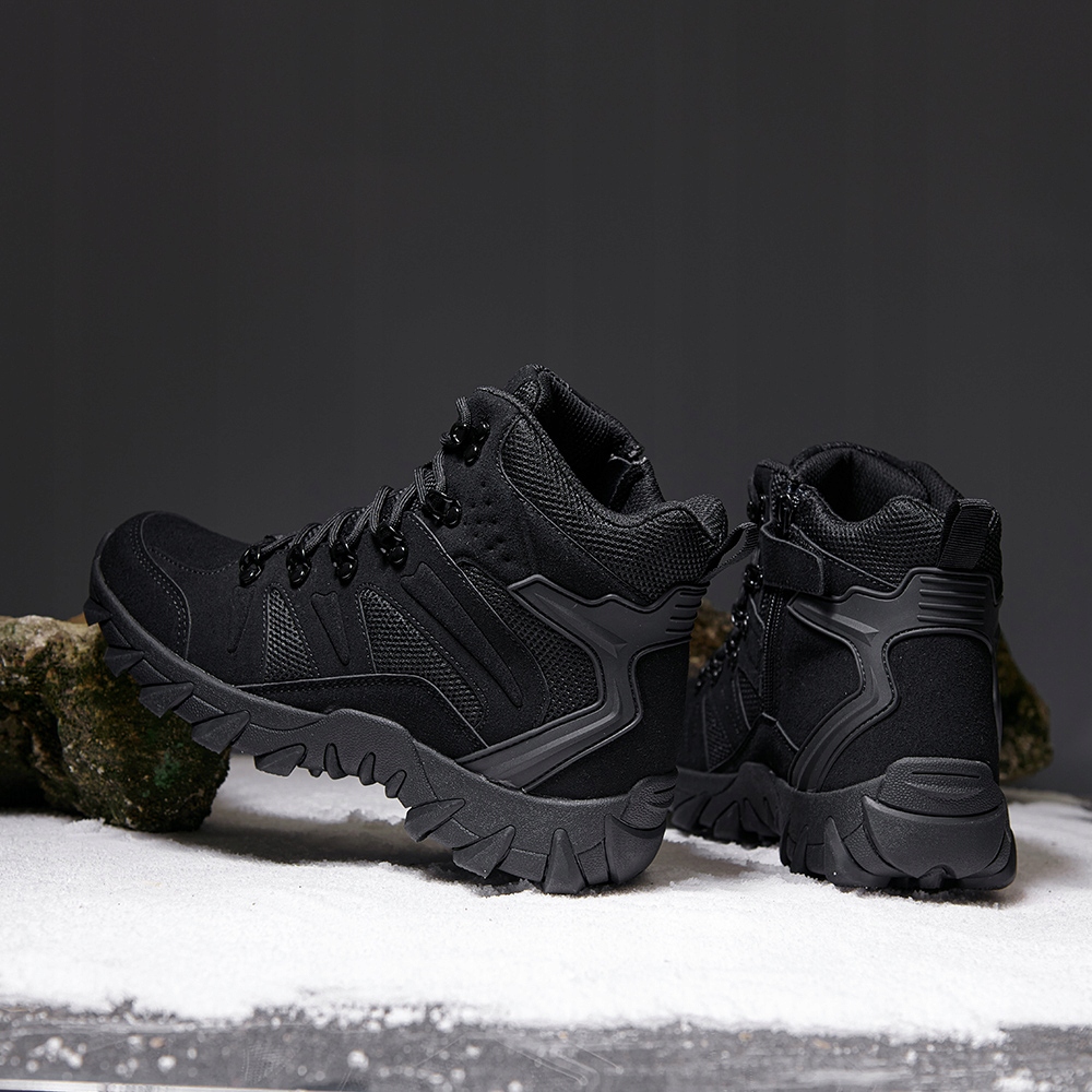 BUTY TAKTYCZNE WOJSKOWE WODOODPORNE SKÓRZANE TREKKINGOWE Model 02