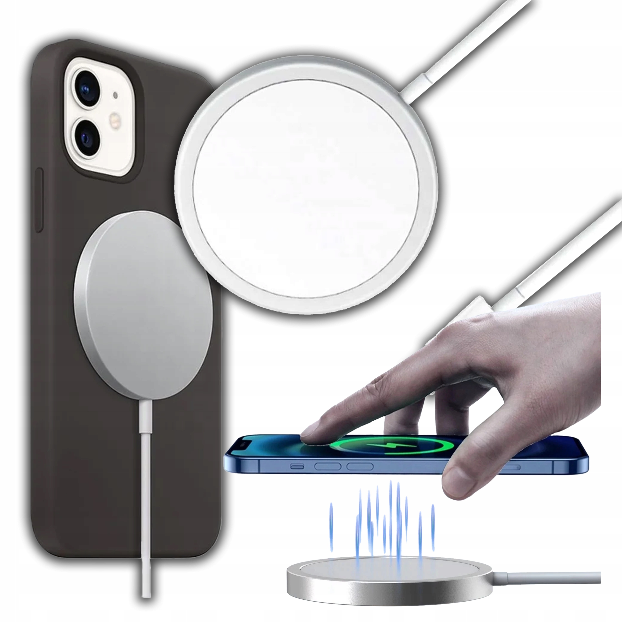 ŁADOWARKA INDUKCYJNA DO IPHONE 12 13 14 15 APPLE BEZPRZEWODOWA SZYBKA 15W EAN (GTIN) 5905610659639