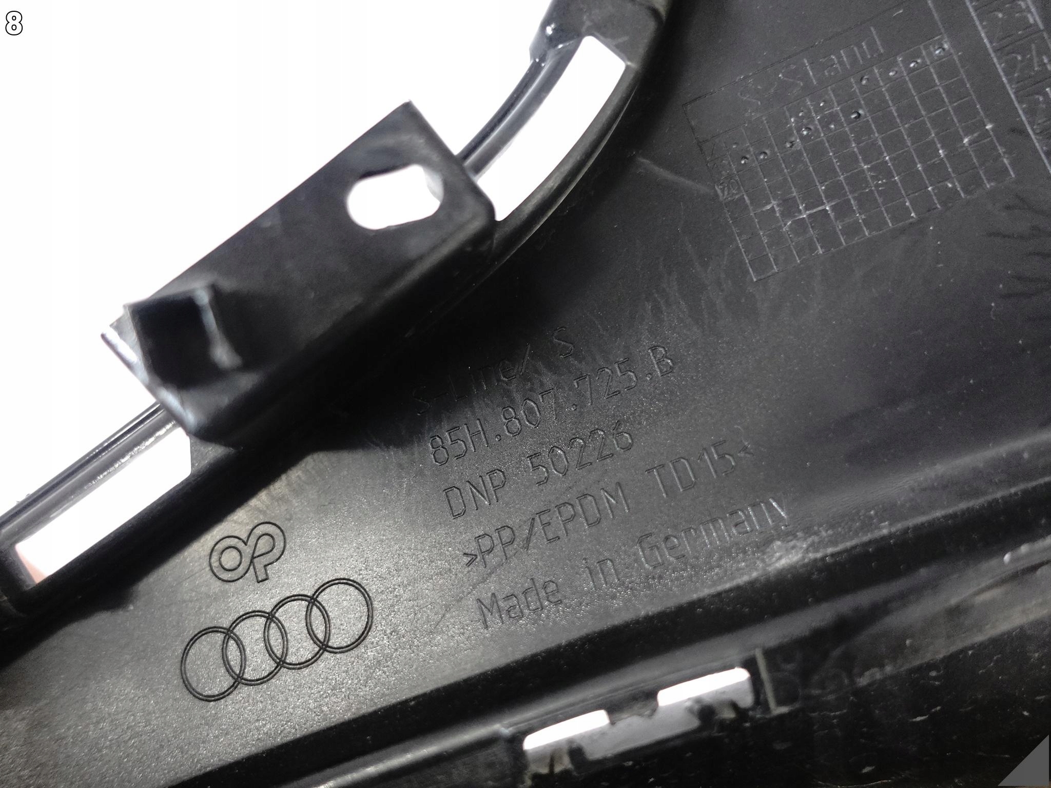 AUDI Q6 SQ6 E-TRON 85H S-LINE 23- bumper moulding grid pillar front
