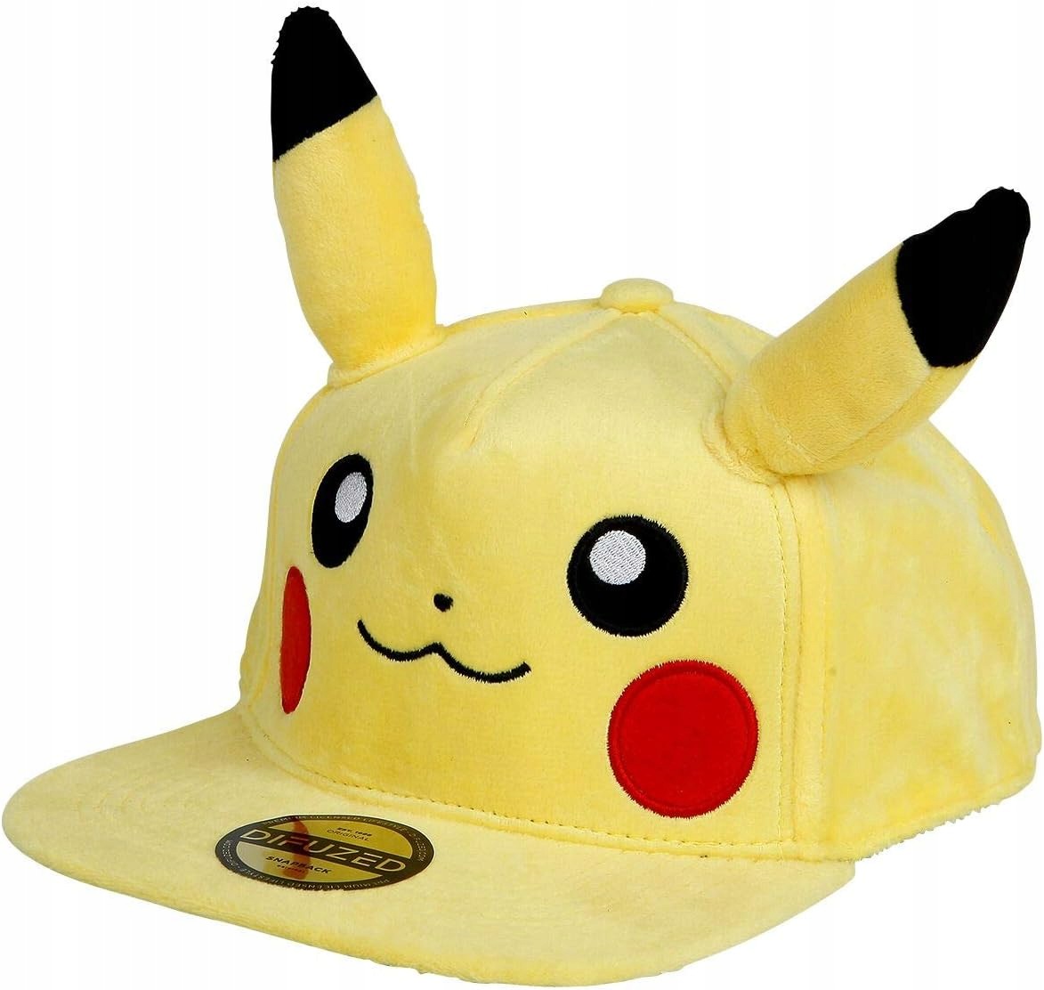 Pokémon Plyšová čepice Pikachu Novelty Plush Cap Difuzed