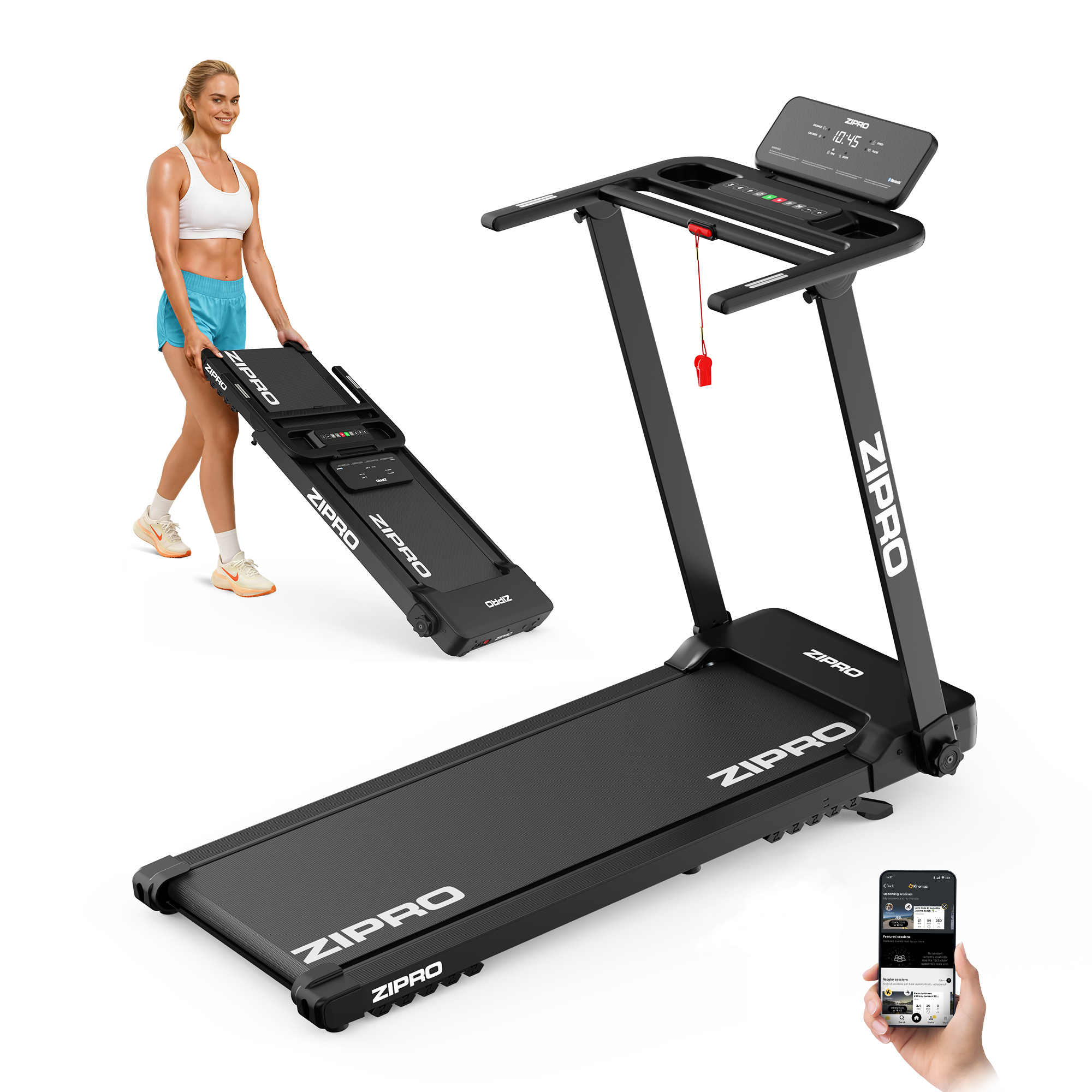 Bieżnia Elektryczna Domowa Składana Pod Łóżko 1-12km/h Zipro Forma Lite