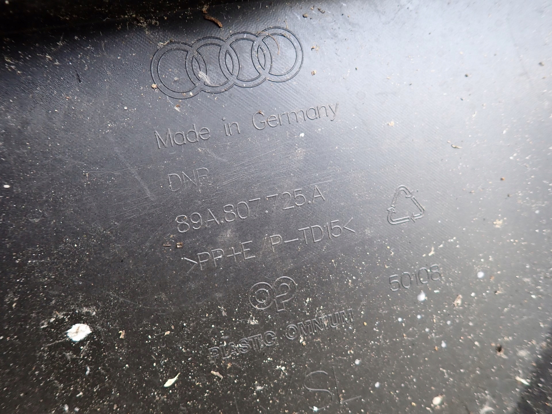bumper front front AUDI Q4 E TRON 89A F4B 2021- 89A807725A