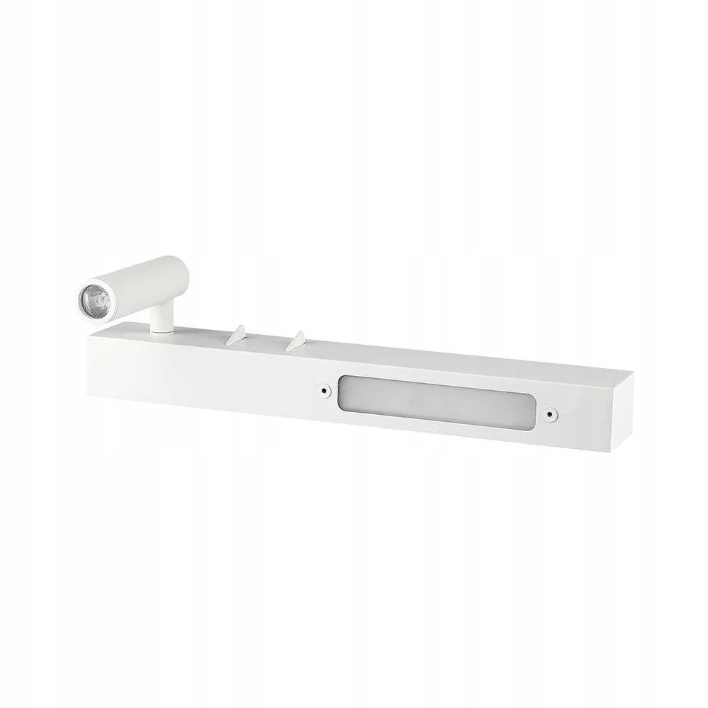 Led nástenné svietidlo V-tac 3W+6W Biele hotelové s vypínačom, 3000K, 680lm V-tac
