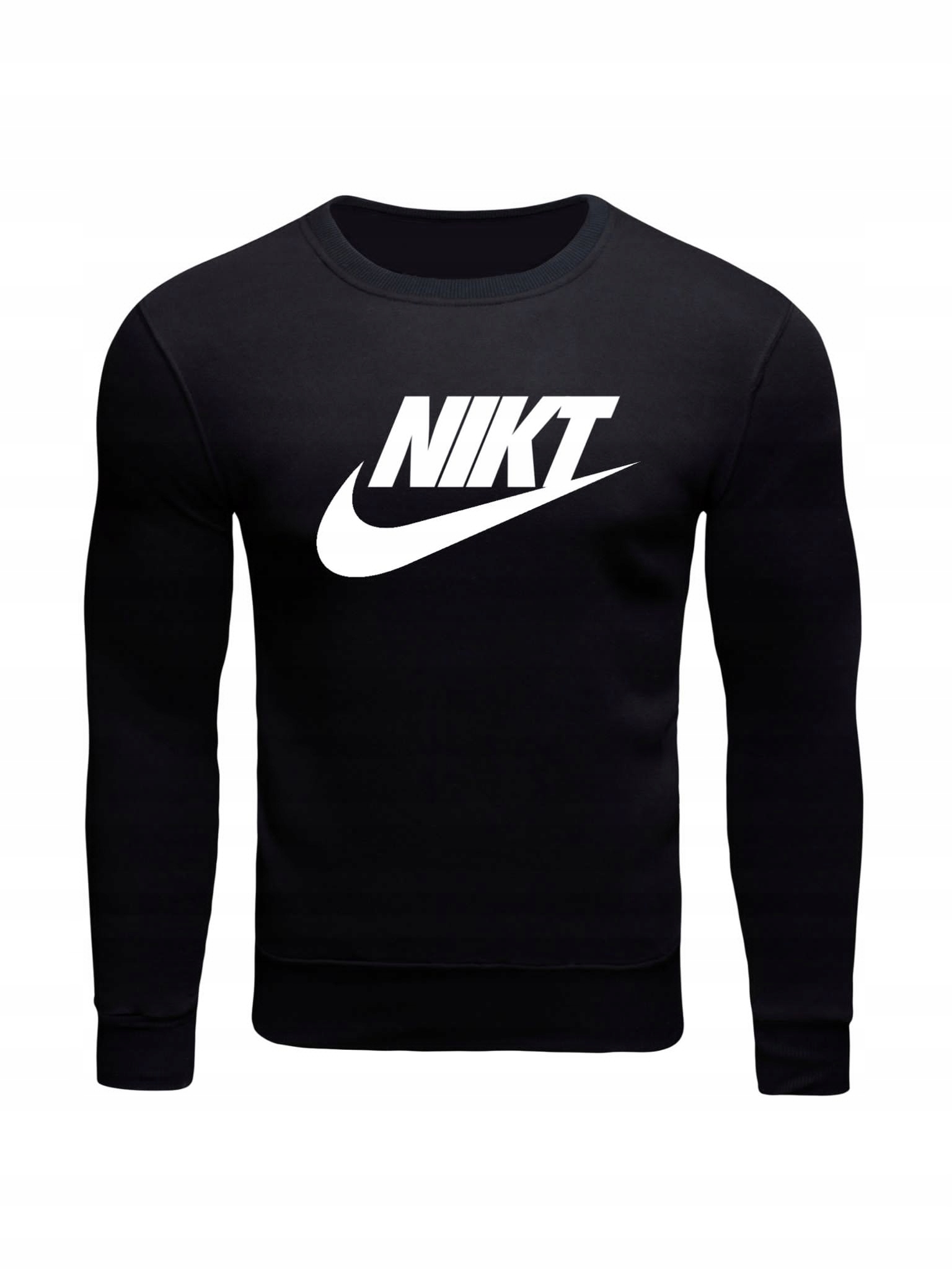 

Bluza Bez Kaptura Nikt Męska Czarna XL