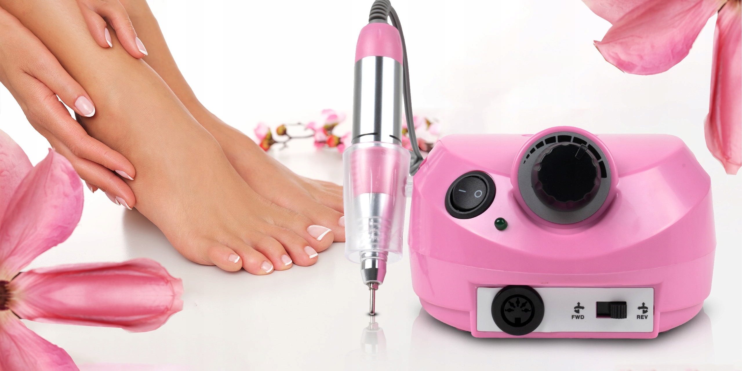 FREZARKA DO PAZNOKCI MANICURE PEDICURE FREZY 65W EAN (GTIN) 5904013303729