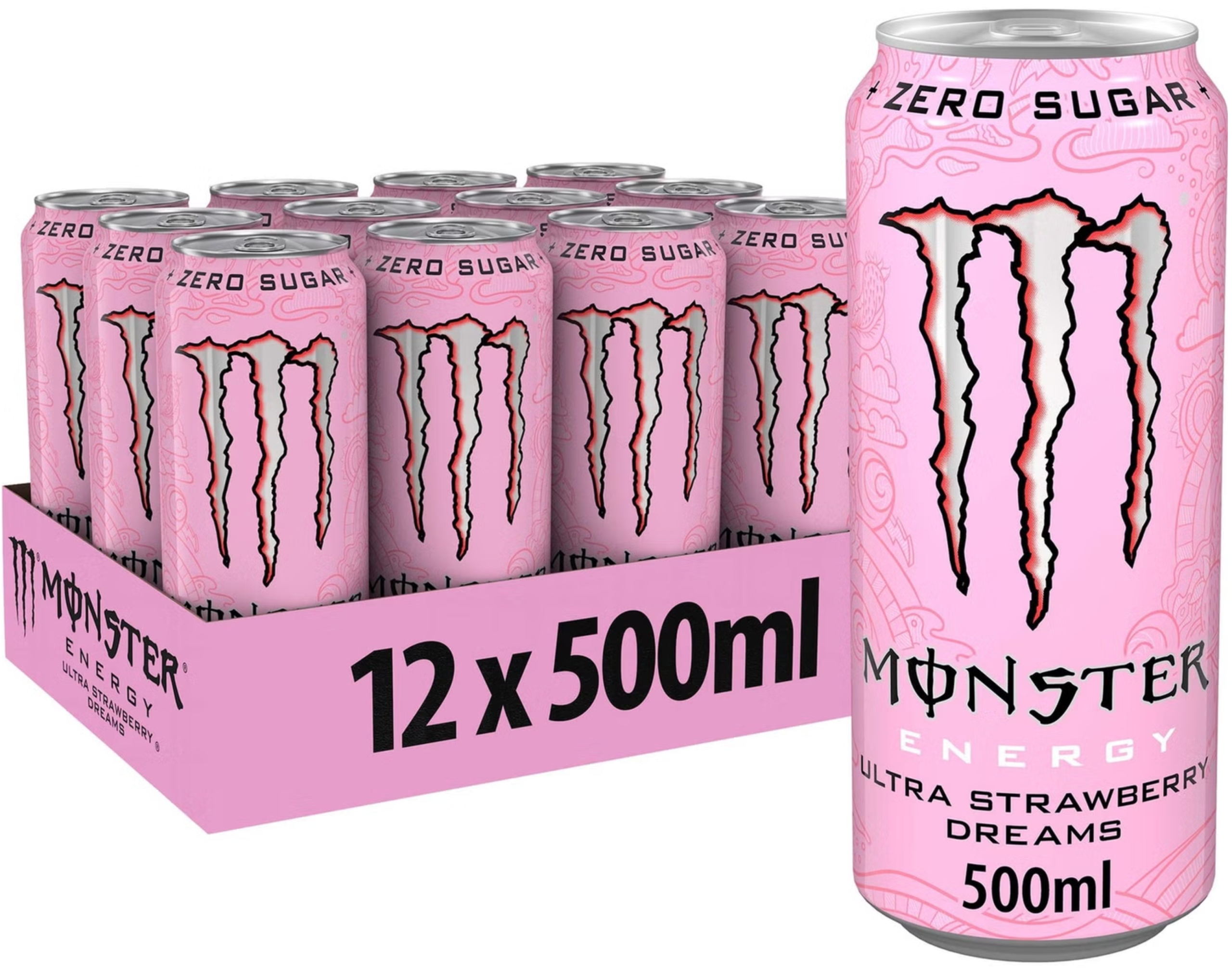 Monster Ultra Strawberry Dreams 12×0,5l