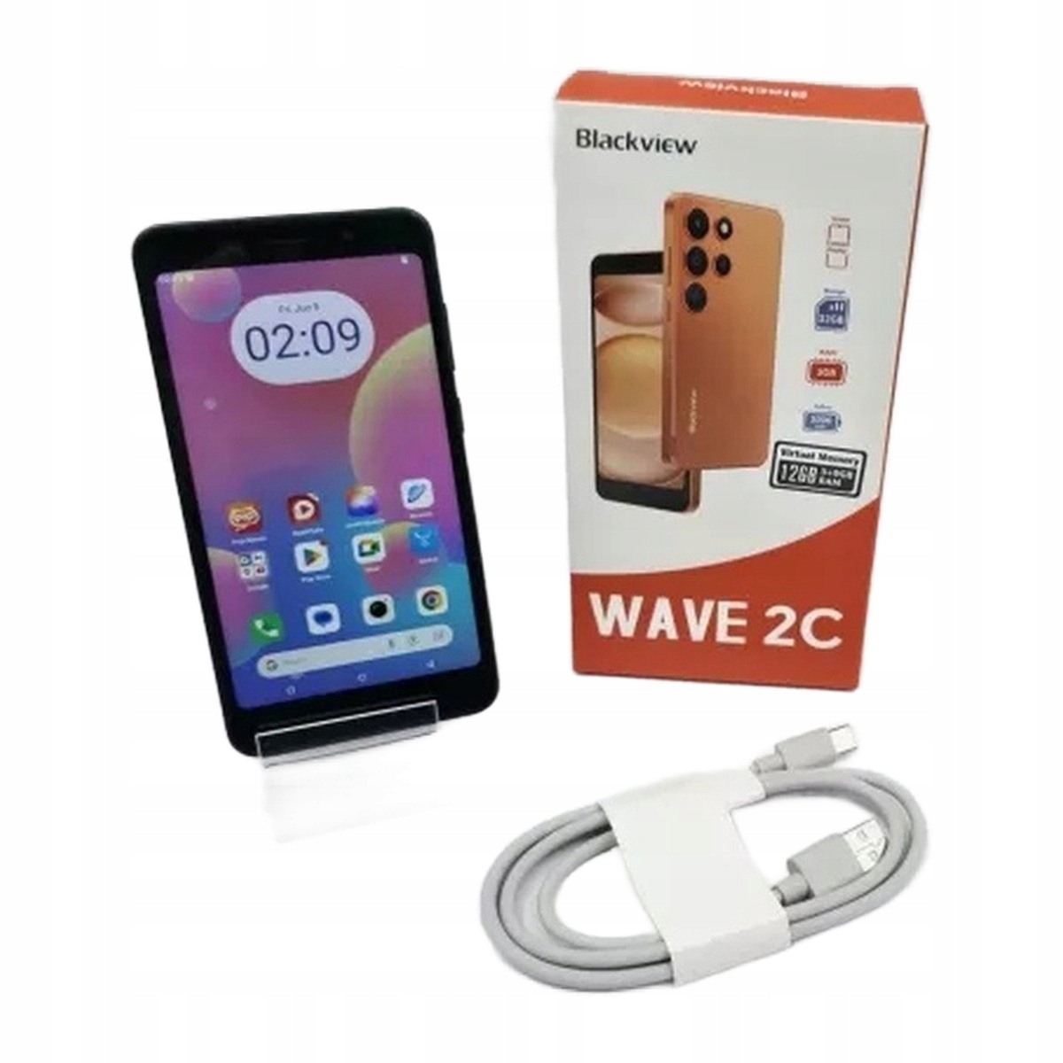 Telefon Blackview Wave 2C 32/3 Gb 3000 Mah Shadow Black