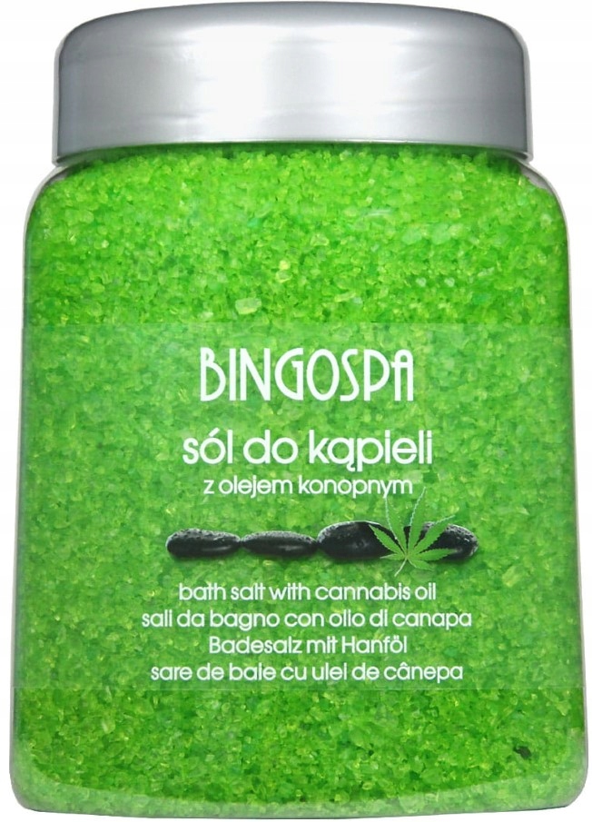 

Bingospa Sól do kąpieli z olejem konopnym 850 g