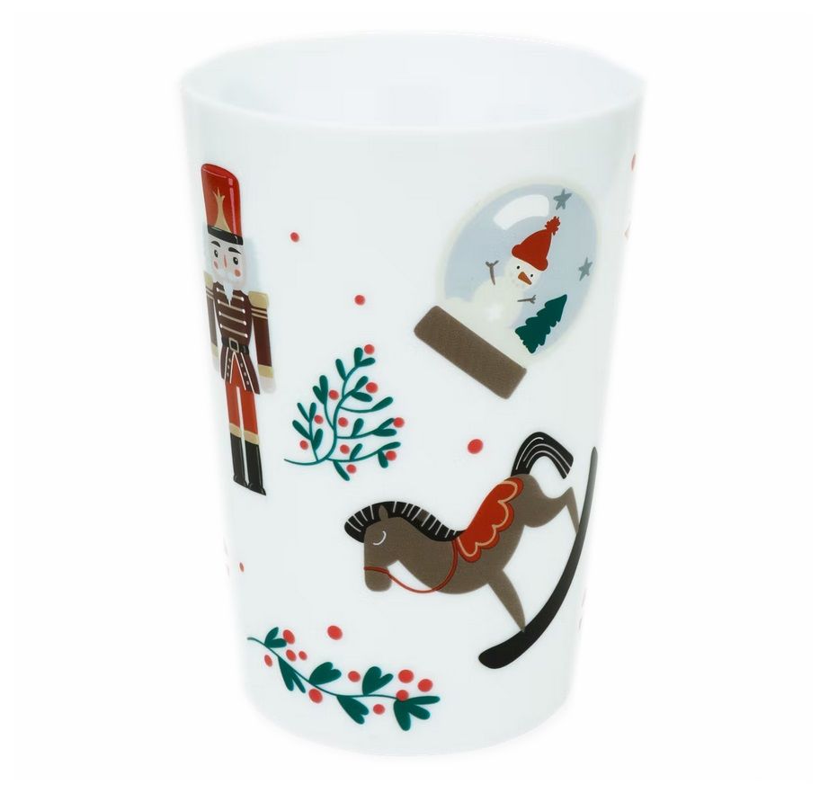 

Świąteczny Kubek Biały 350 ml Dziadek Do Orzechów