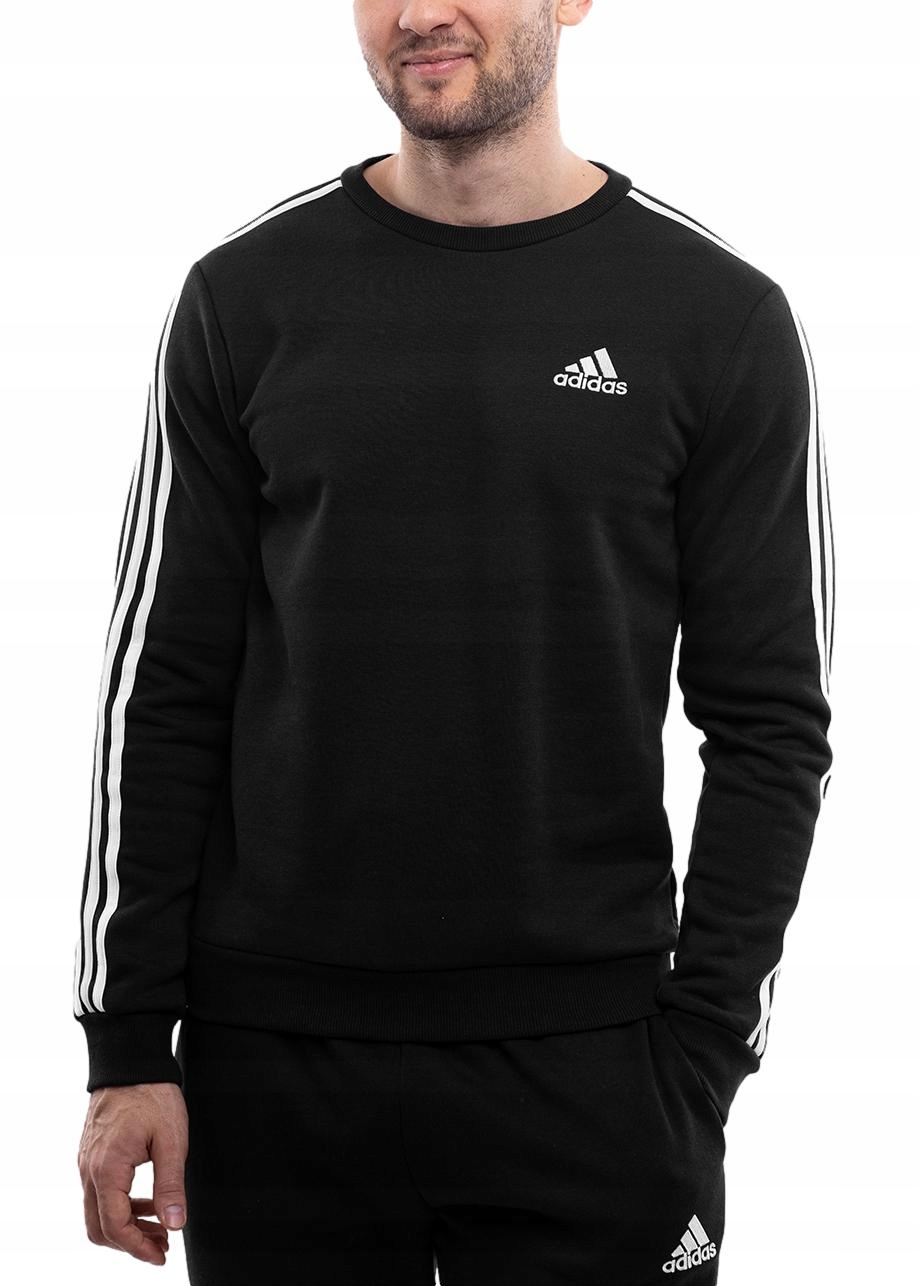 adidas pánská mikina s pohodlným svetrem Essentials vel L