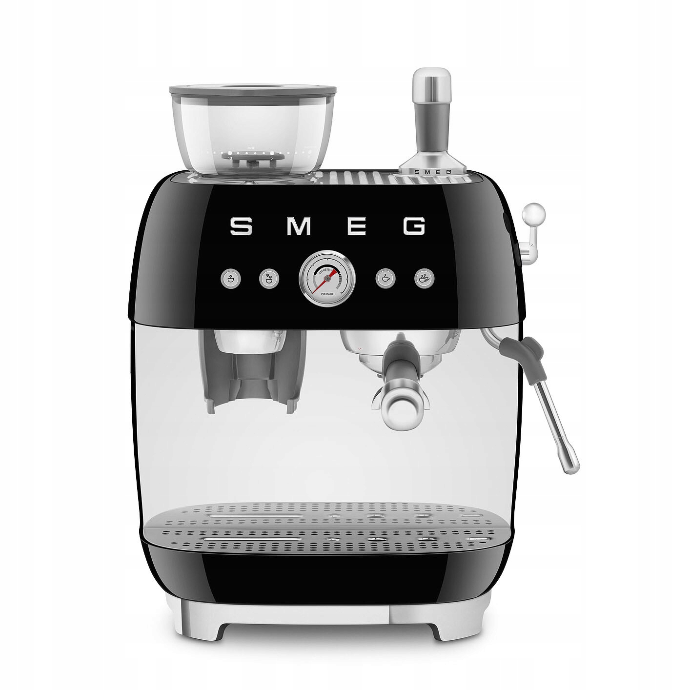 Ekspres do Kawy Kolbowy Smeg czarny