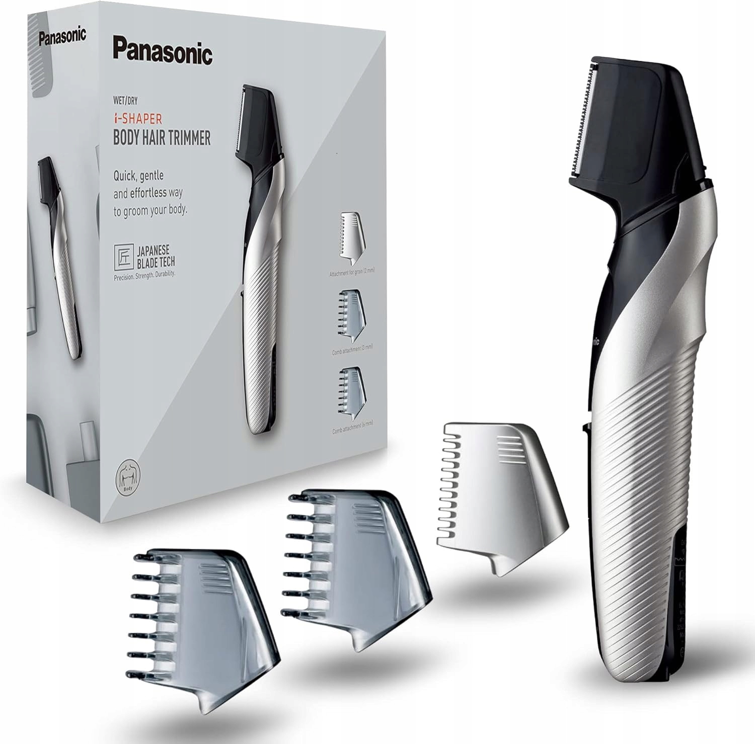 Panasonic ER-GK60 Trymer do Ciała Golarka Męska Wet&Dry i-Shaper Maszynka