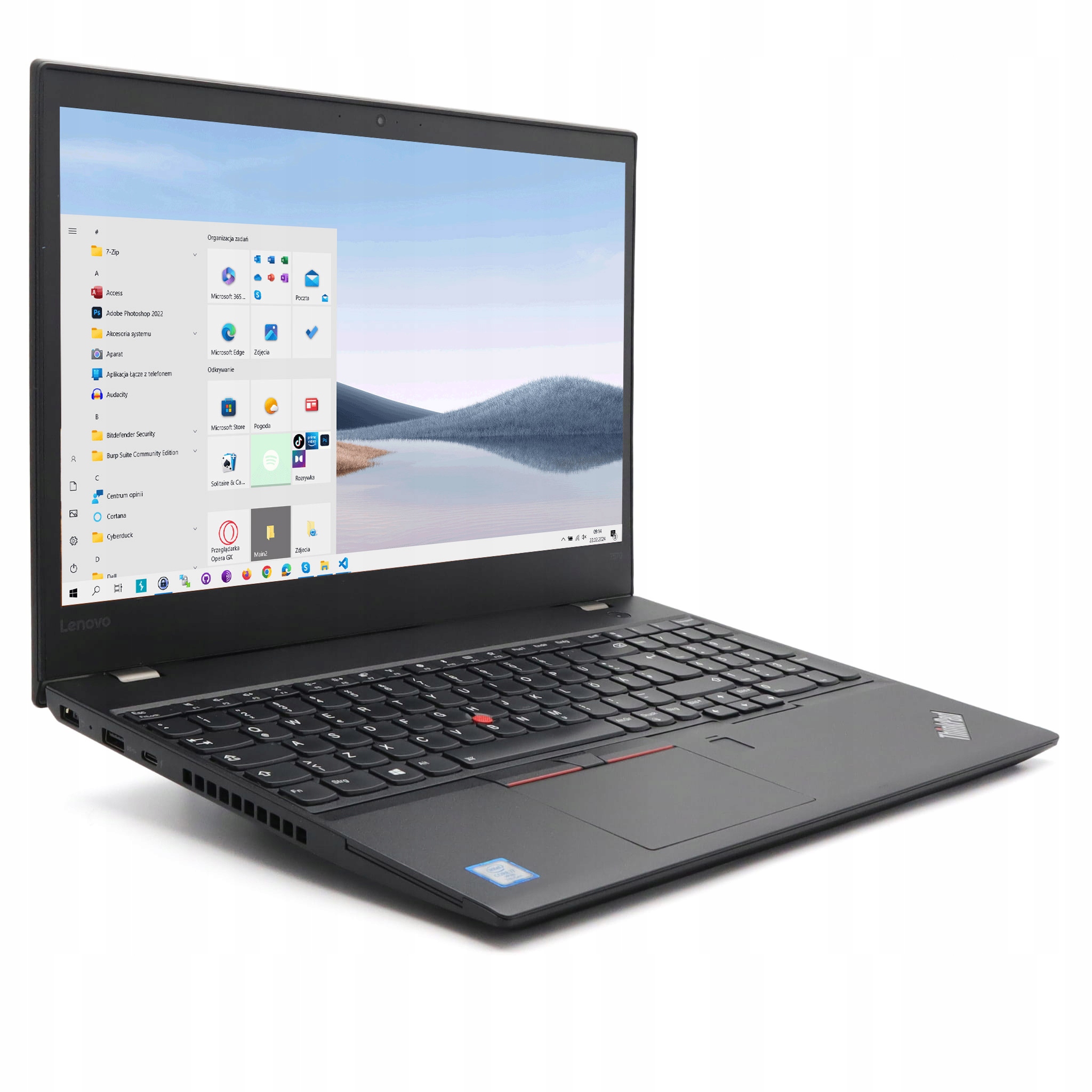 Notebook Lenovo ThinkPad T570 i5-7200U 8GB 256GB SSD 15,6&quot; FHD
