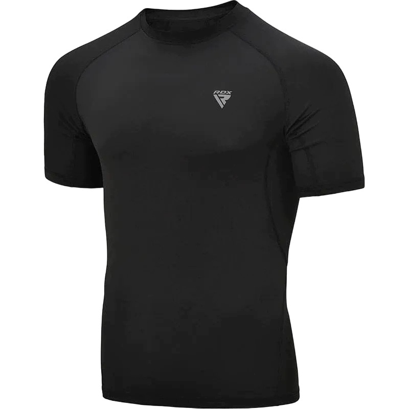 Koszulka Rashguard Krótki Rękaw Rdx T1 Czarny XL