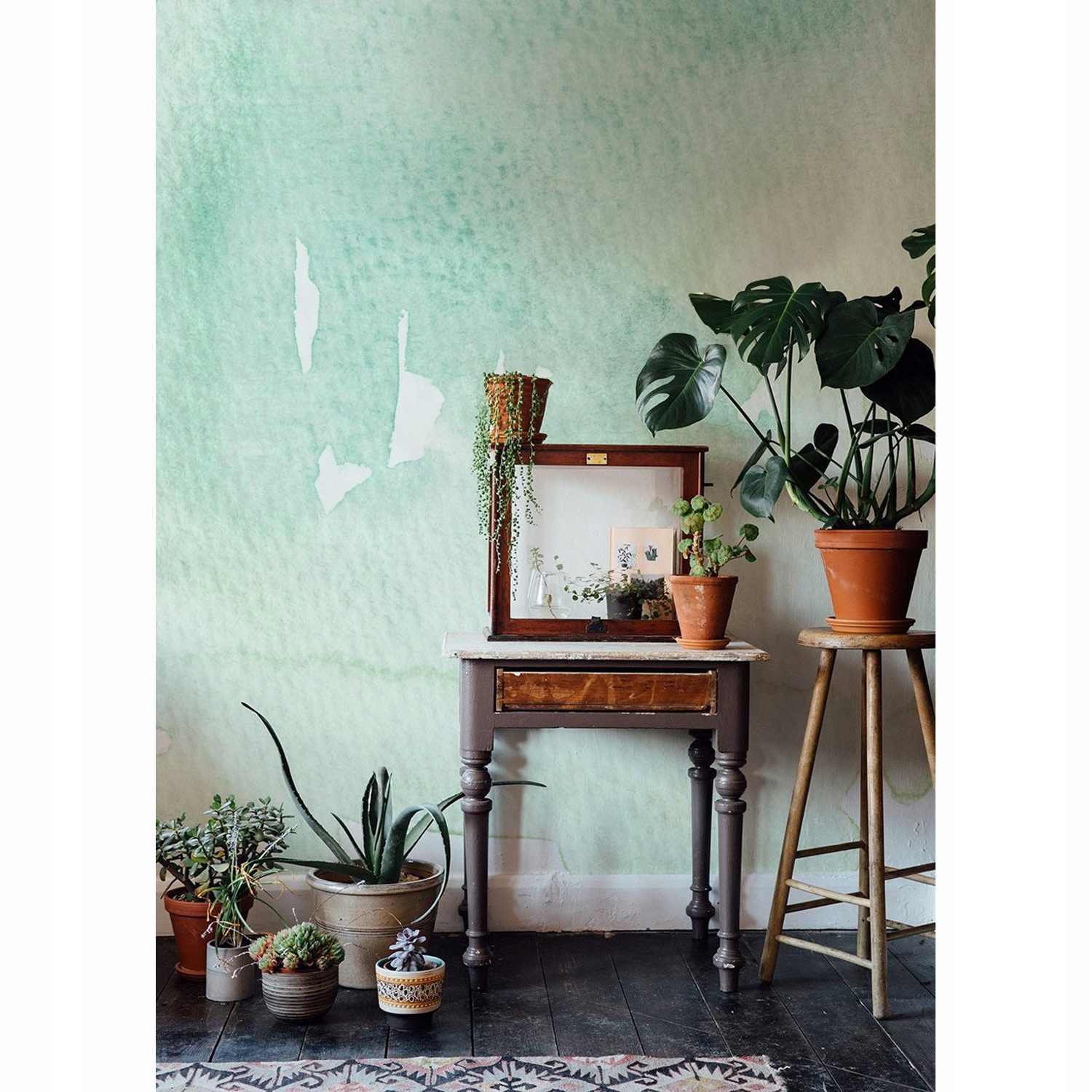 

Fototapeta flizelinowa Zielony deseń 152x104 +klej