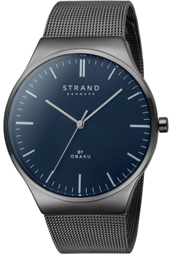 Nový originální dámský náramek Strand by Obaku S717LXJLMJ černý, krabička