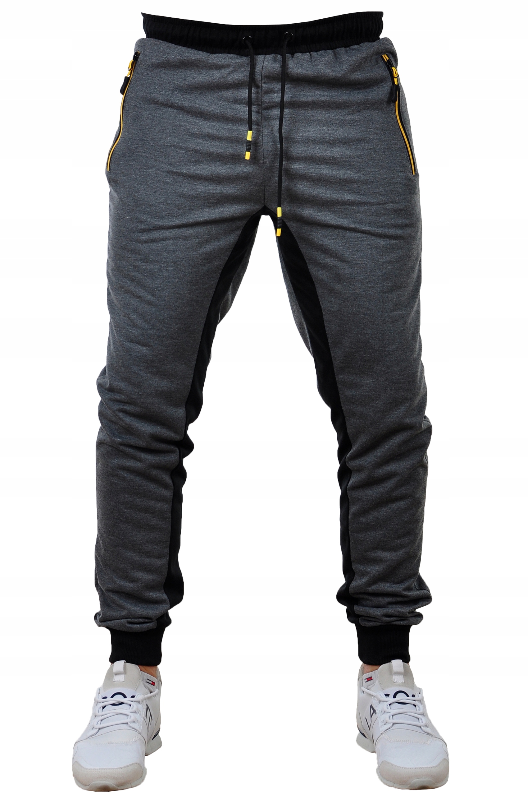 K357 r. XXL MĘSKIE SPODNIE DRESOWE JOGGERY Cechy dodatkowe brak