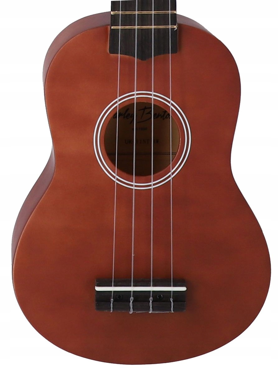 Ukulele sopranowe drewniane Harley Benton UK-11DW Brązowe z Pokrowcem Liczba progów 12
