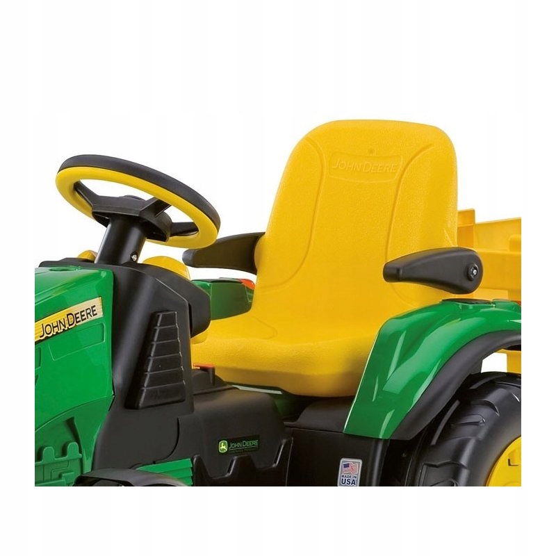 PEG PEREGO JOHN DEERE GROUND FORCE traktor 12V + Wiek dziecka 3 lata +