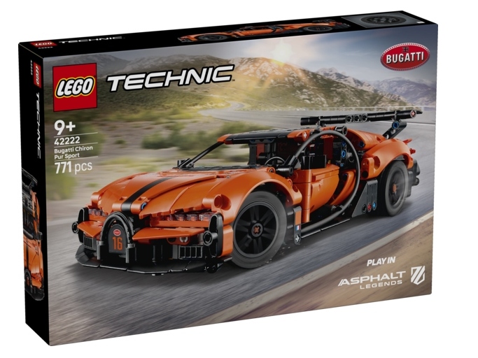 Lego 42222 Technic Hyperauto Bugatti Chiron Pur Sport