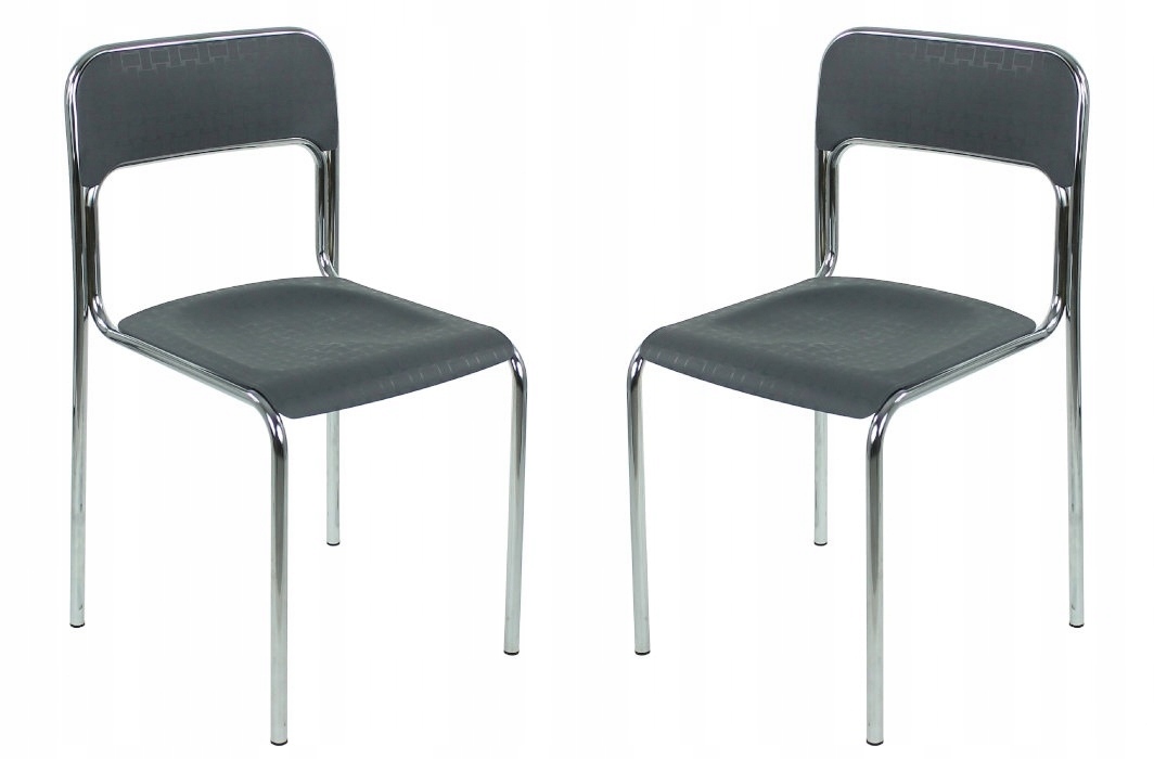 KRZESŁO zmywalne CORTINA K05 szare PLASTIKOWE ns Marka Nowy Styl