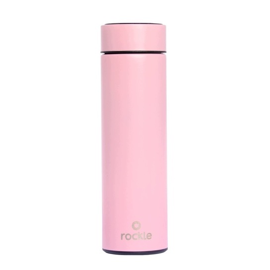 Rockle Butelka termiczna z wyświetlaczem Led Różowa 400ml