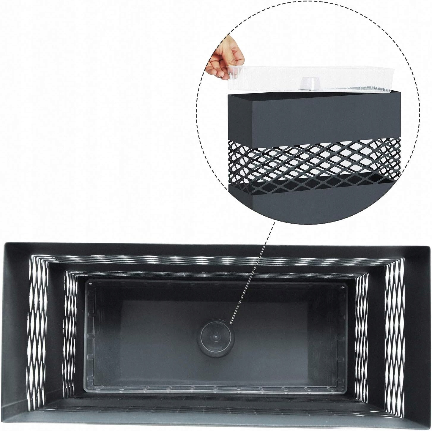 STOJAK NA PARASOLE PARASOLNIK OCIEKACZ 4 HACZYKI NÓŻKI OCHRONNE KORYTARZ Kolor odcienie szarości i srebra