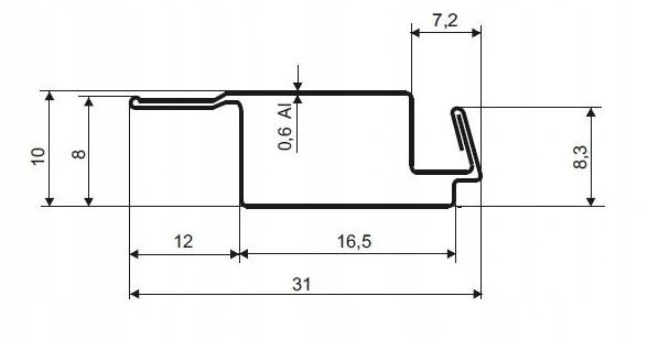 MOSKITIERA MOSKITIERY NA WYMIAR GOTOWA ZŁOŻONA Kolor inny