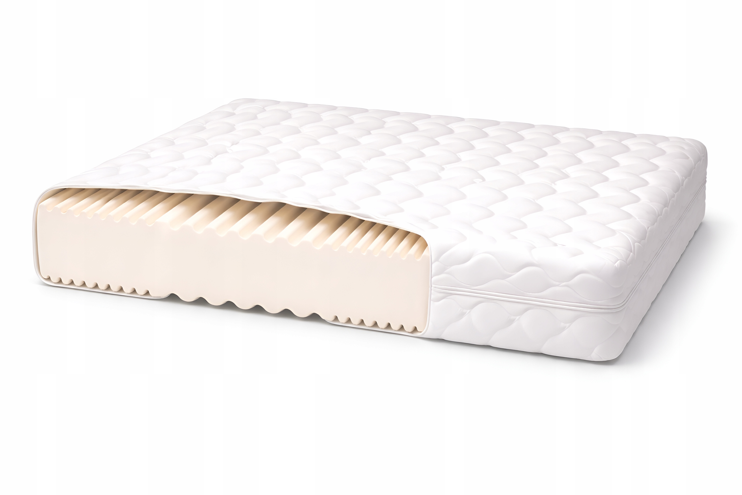 Materac piankowy Profilowany 15 cm 80X165 Mikrofibra H3 Antyalergiczny