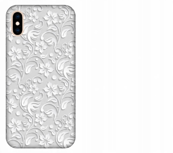 

Etui pokrowiec iPhone Xs Max Floral kwiaty liscie