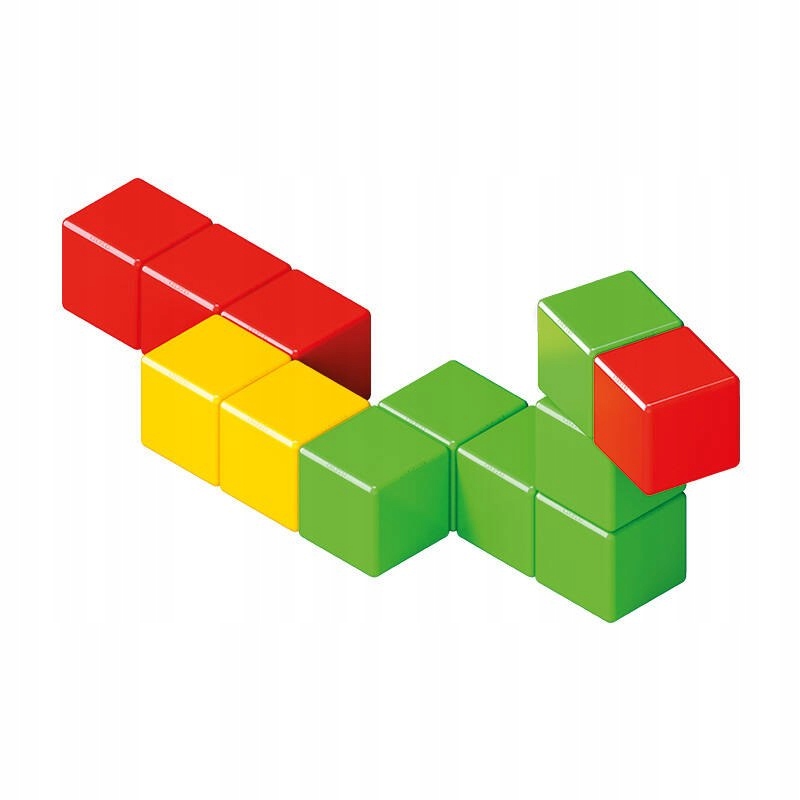 Geomag Klocki magnetyczne Magicube Color Recycled Crystal 24 elementy GEOMA Stan opakowania oryginalne