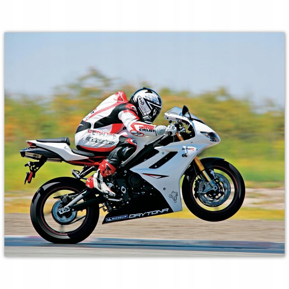 

Plakat 50x40 Ścigacz motocykl Motor