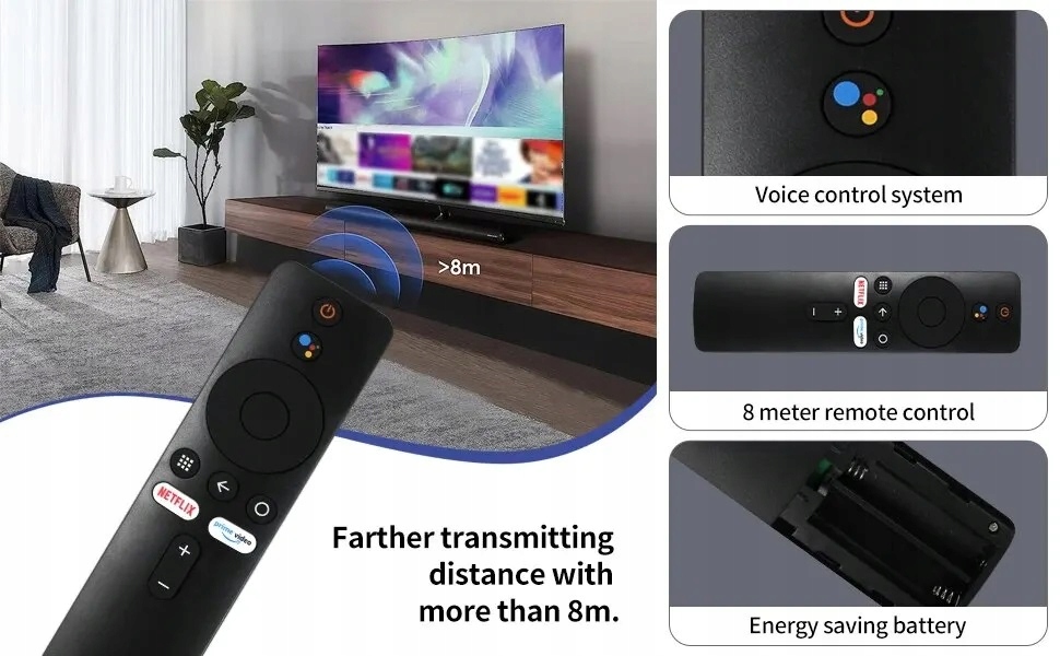 (NOWY) Pilot Do TELEWIZORA XIAOMI Mi TV Box 4K, S/4S, Stick [XMRM-00A] PROM Kod producenta Mi TV Stick