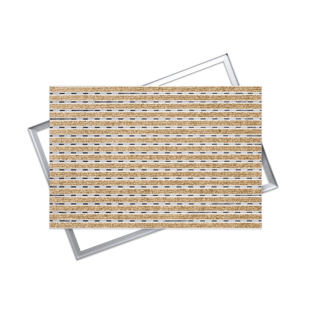 Polentex Hliníková Stěračka Ryps: Kokos, 150x100 S Rámečkem, 17 mm