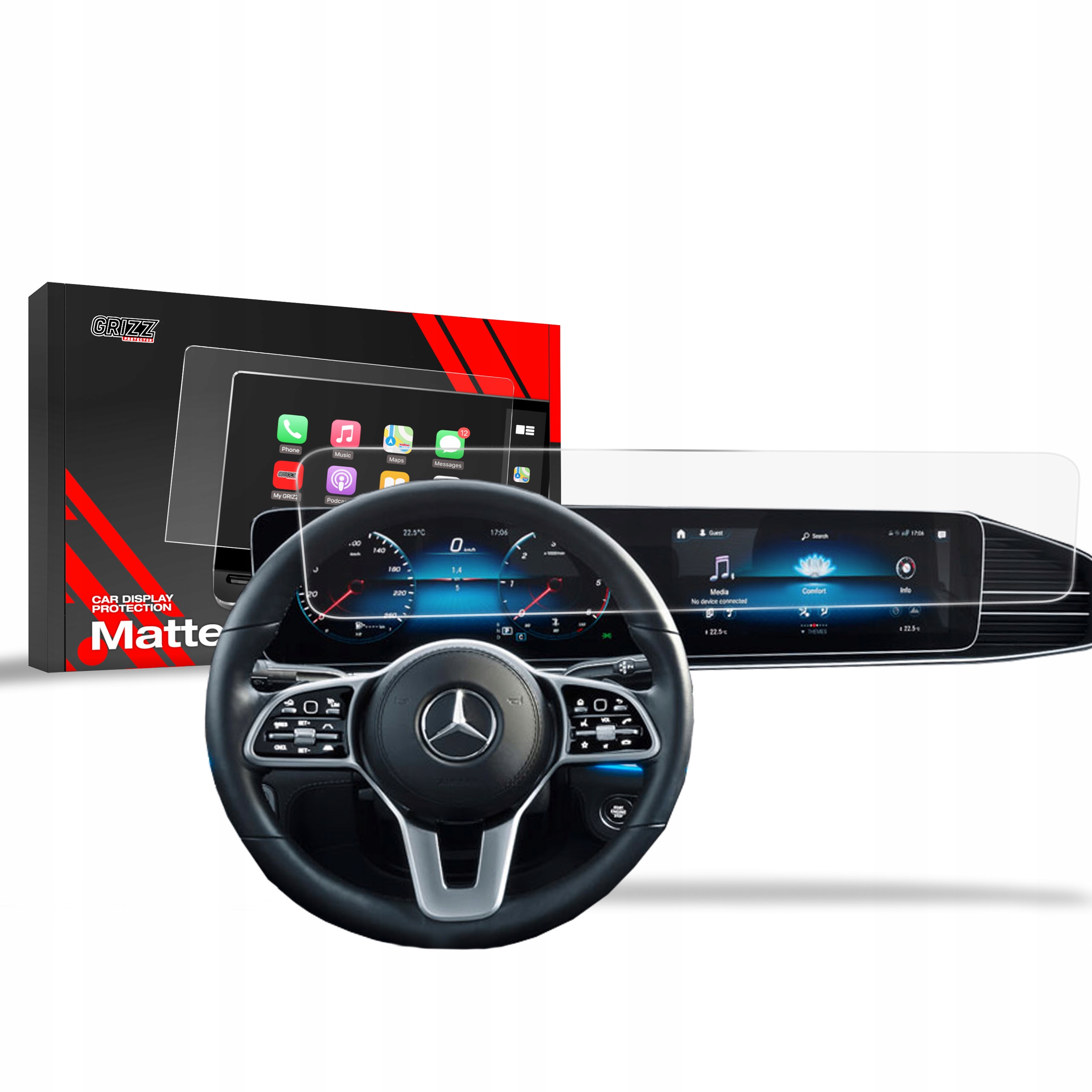 Fólie na displej (matná), Mercedes Gle, W167, 2019- ,