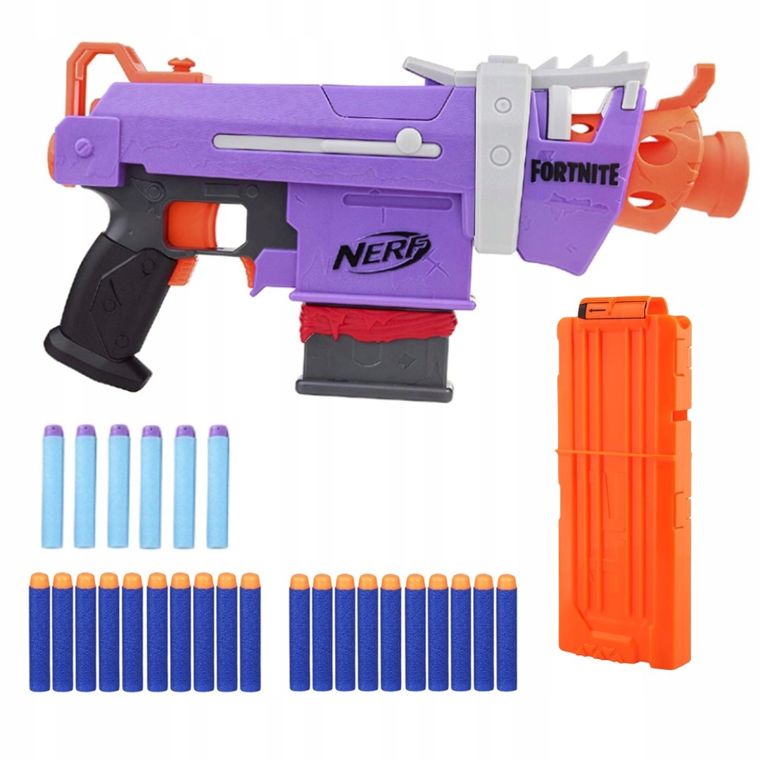 

Wyrzutnia Nerf Fortnite Smg E E8977 + Dodatki